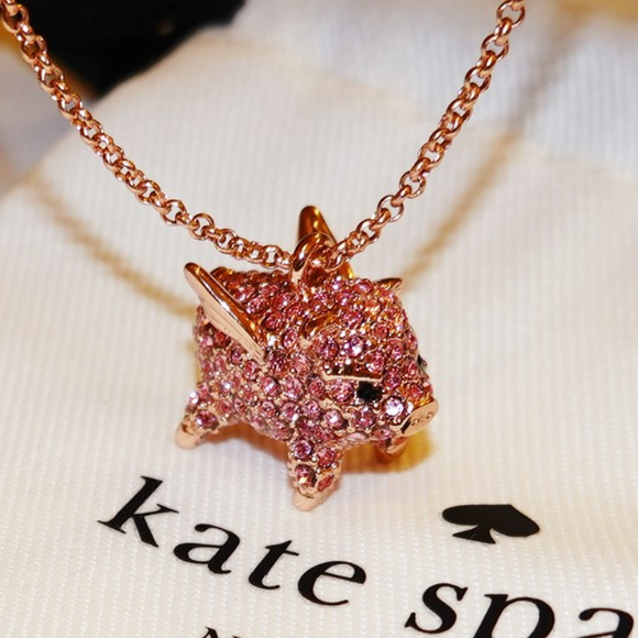 kate spade Jewelry - Kate Spade Imagination Pig Pendant